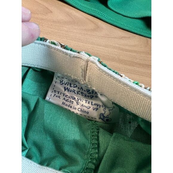 Build A Bear BABW Saint St Patrick’s Day Festive Lucky T-shirt Shorts Outfit Set - Picture 4 of 6